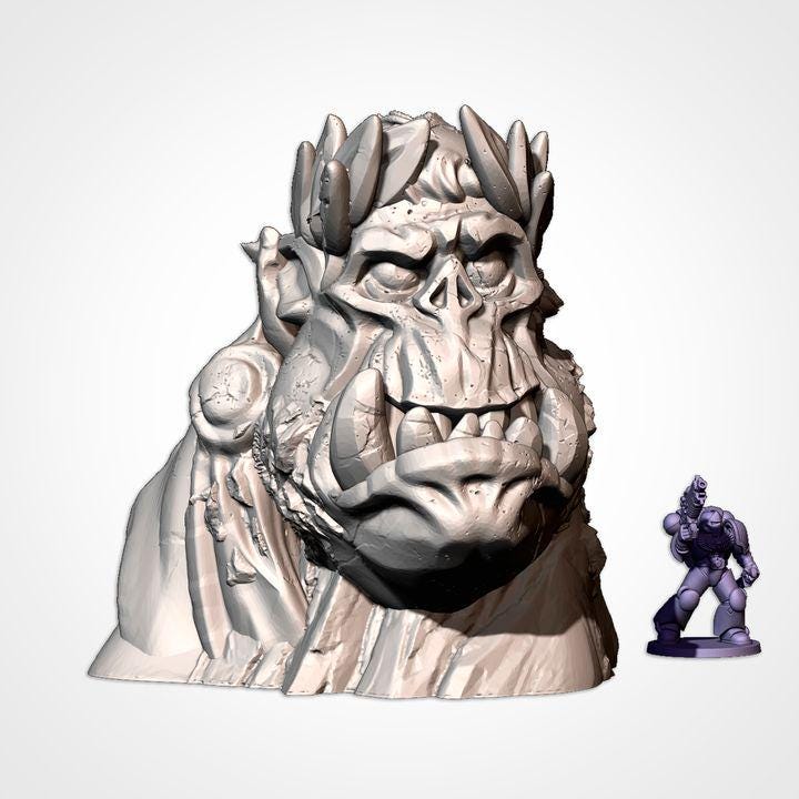 SC-FI Space Orc Monument