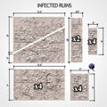 11th EDITION Infected Ruins Terrain Layouts *PHYSICAL PRINTS*