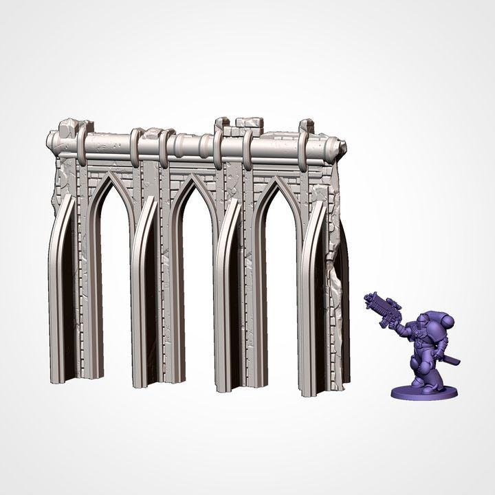 11th EDITION ready  Abandoned City Terrain set  *PHYSICAL PRINTS*