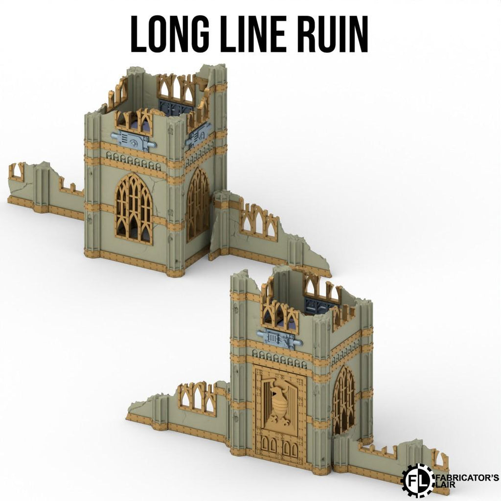 11th EDITION full table Foldable Gothic core Terrain set  *PHYSICAL PRINTS*