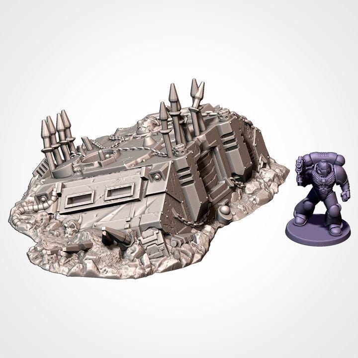 SS-FI Crashed Chaos Tanks for Wargaming
