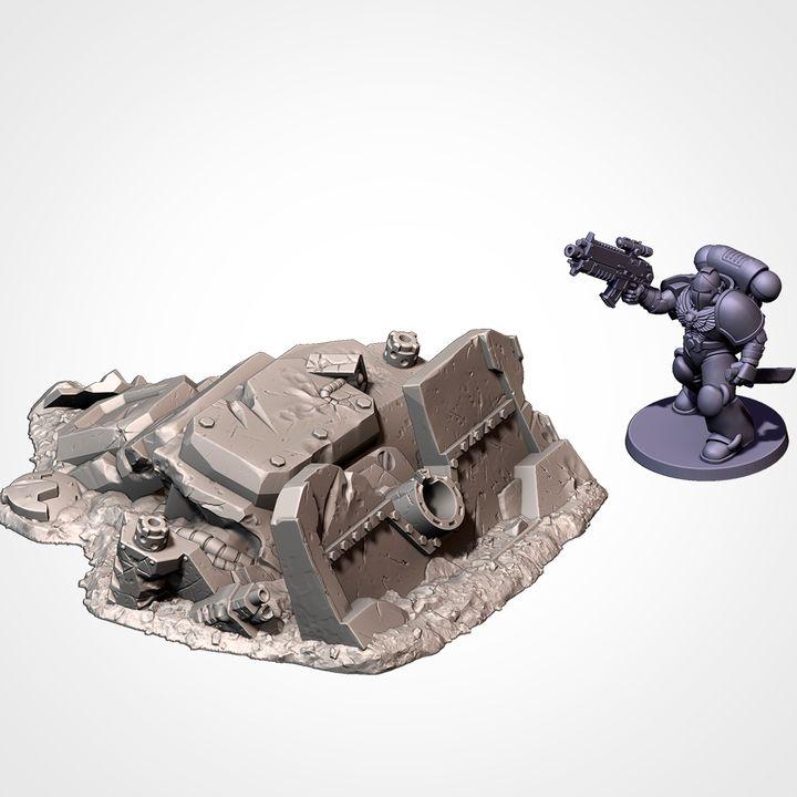 SC-FI Crashed Tanks for Wargaming