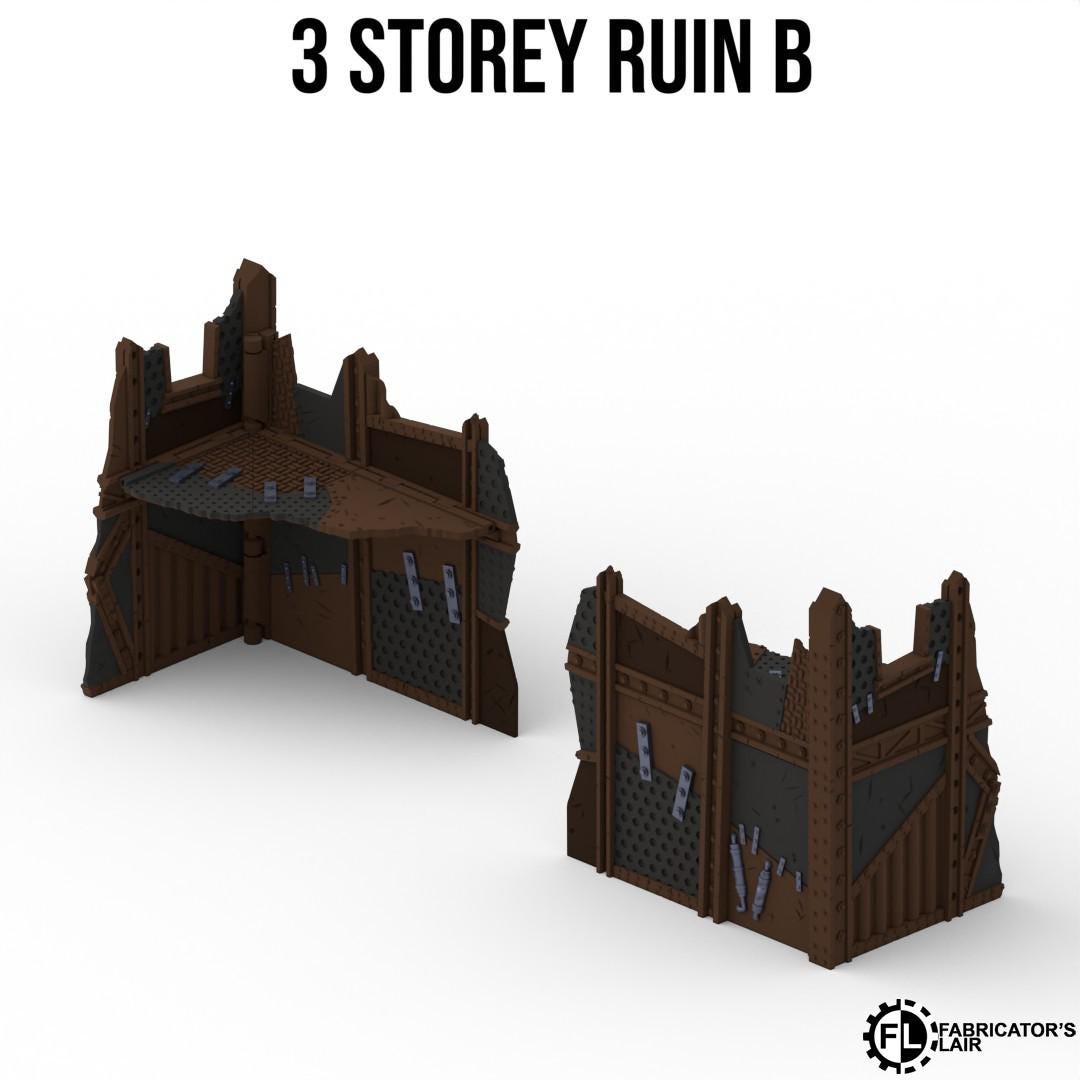 11th EDITION  full table Foldable Orc core Terrain set  *PHYSICAL PRINTS*