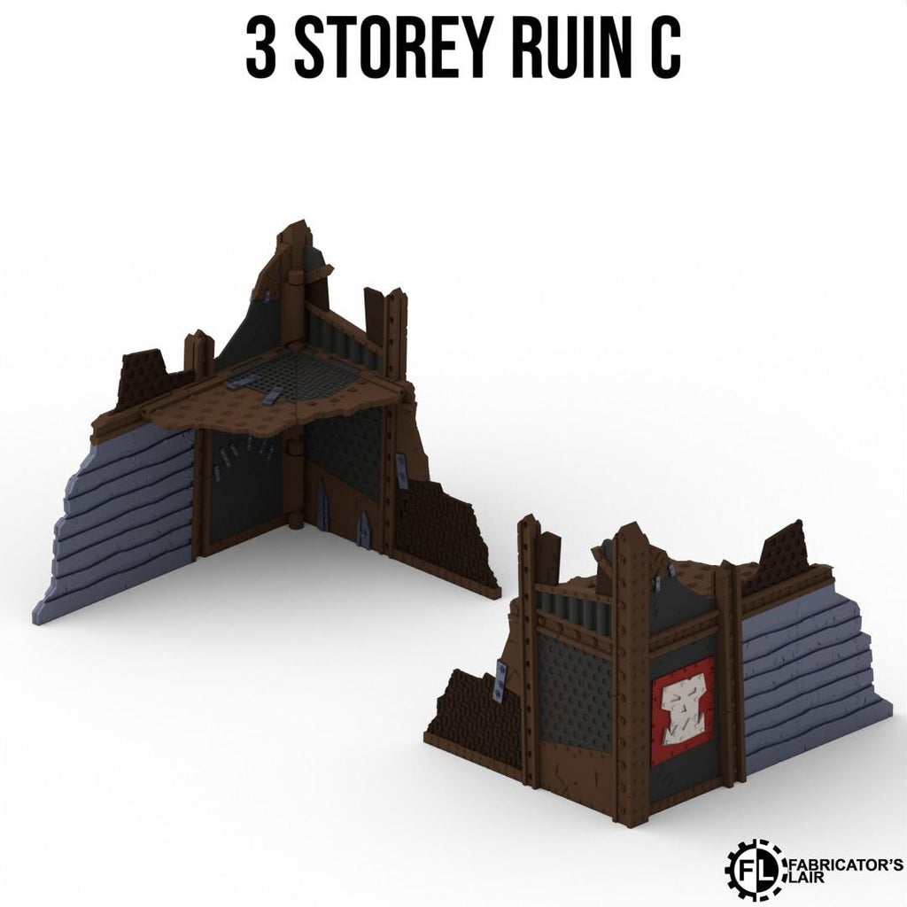 11th EDITION  full table Foldable Orc core Terrain set  *PHYSICAL PRINTS*