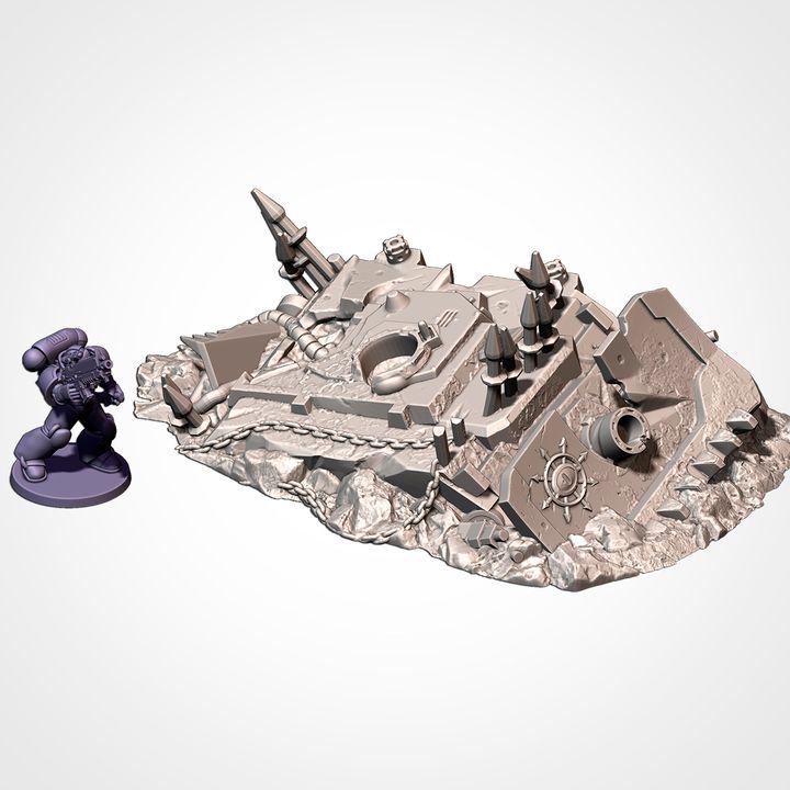 SS-FI Crashed Chaos Tanks for Wargaming
