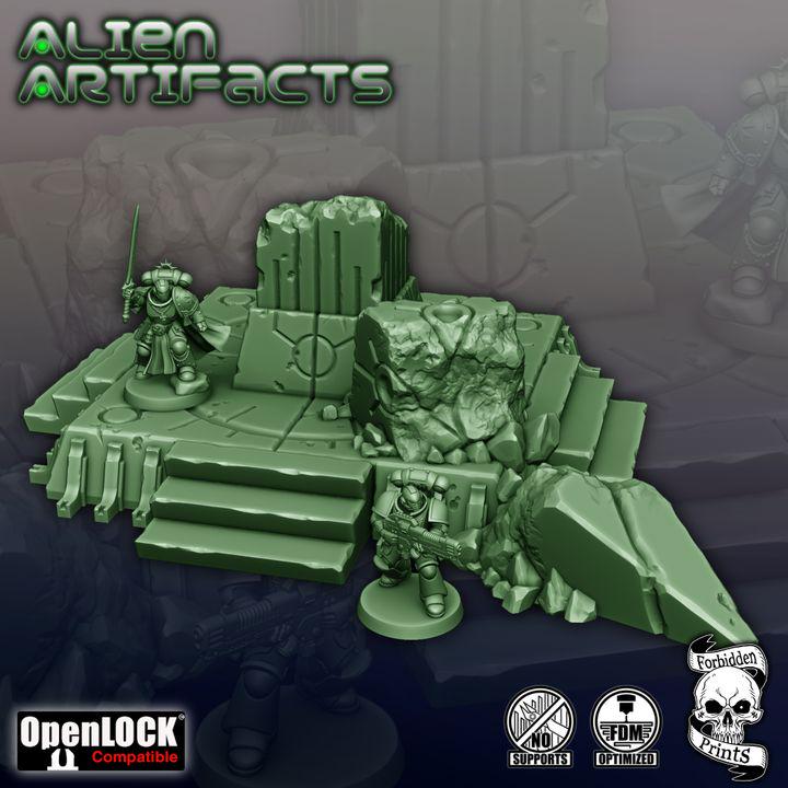 Sc-Fi Alien Monument for Wargaming