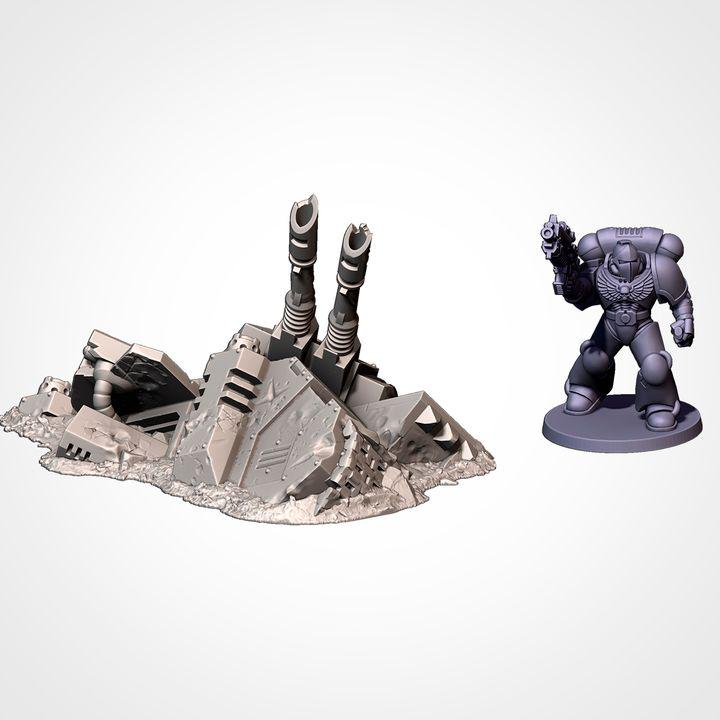 SC-FI Crashed Tanks for Wargaming