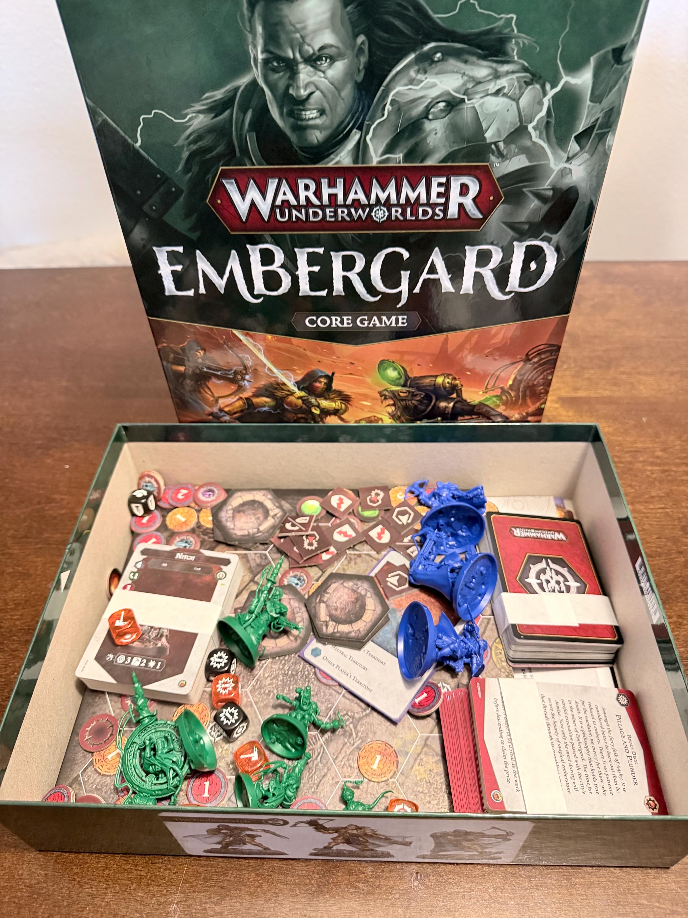 Underworlds embergard-Compatible Organizer Insert – Sleeved Deck Storage (With & Without Mini Slots)