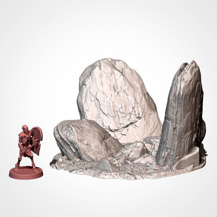 Scatter Rocks for Wargaming