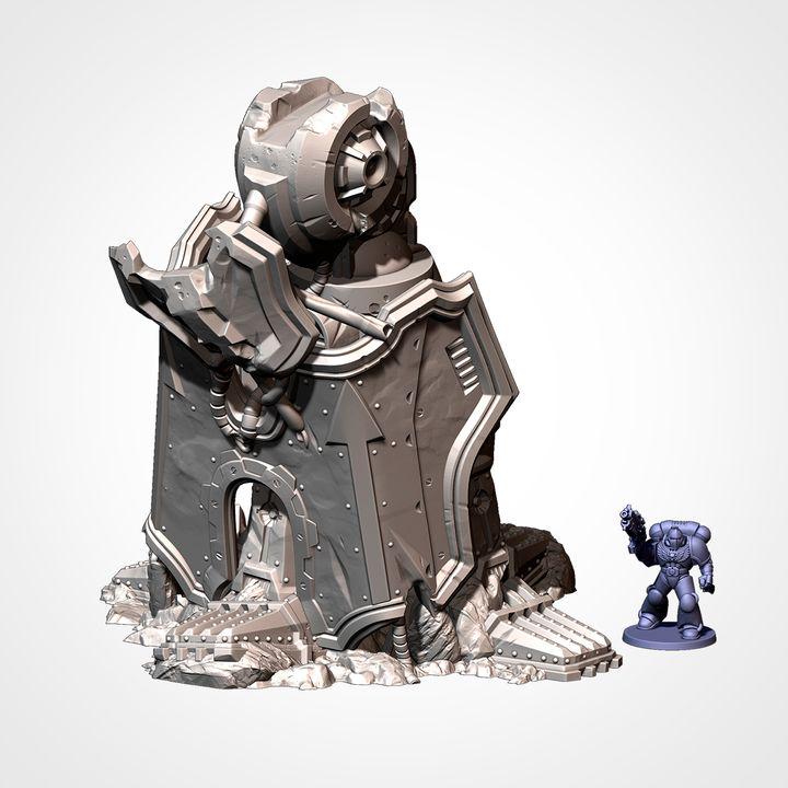 SC-FI Crashed Titan for Wargaming