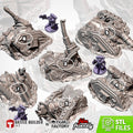 SC-FI Crashed Tanks for Wargaming