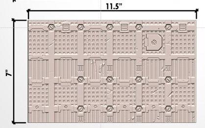 11th EDITION Industrial Terrain Layouts *PHYSICAL PRINTS*