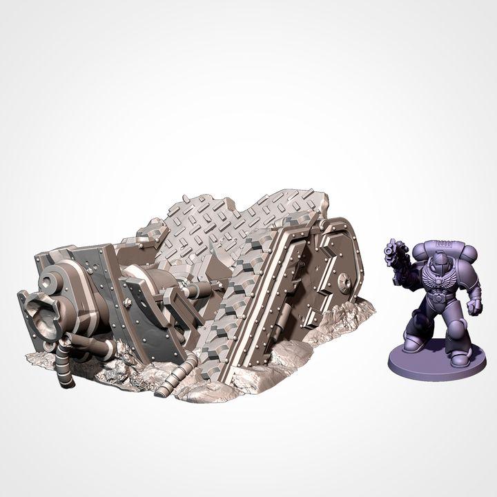 SC-FI Crashed Tanks for Wargaming
