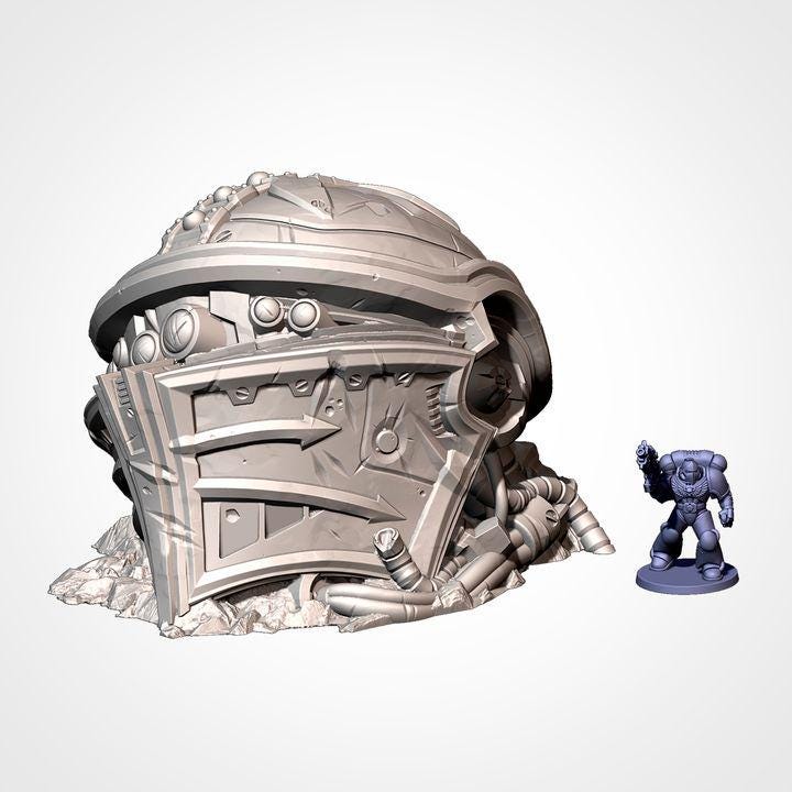 SC-FI Crashed Titan for Wargaming