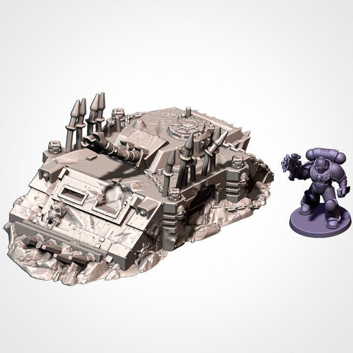 SS-FI Crashed Chaos Tanks for Wargaming