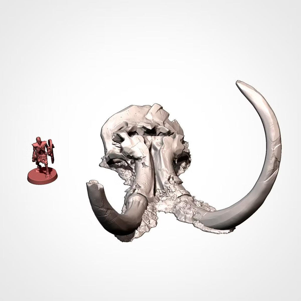 Giant Bone Graveyard Terrain | 28mm 32mm Wargaming | Monster Skeleton & Skull Scenery | 3D Printed Tabletop Terrain