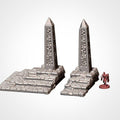 Skull Tomb and monuments Scatter terrain for Fantasy Wargaming