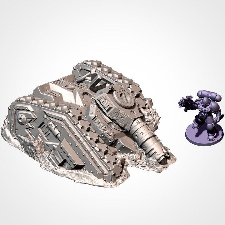 SC-FI Crashed Tanks for Wargaming