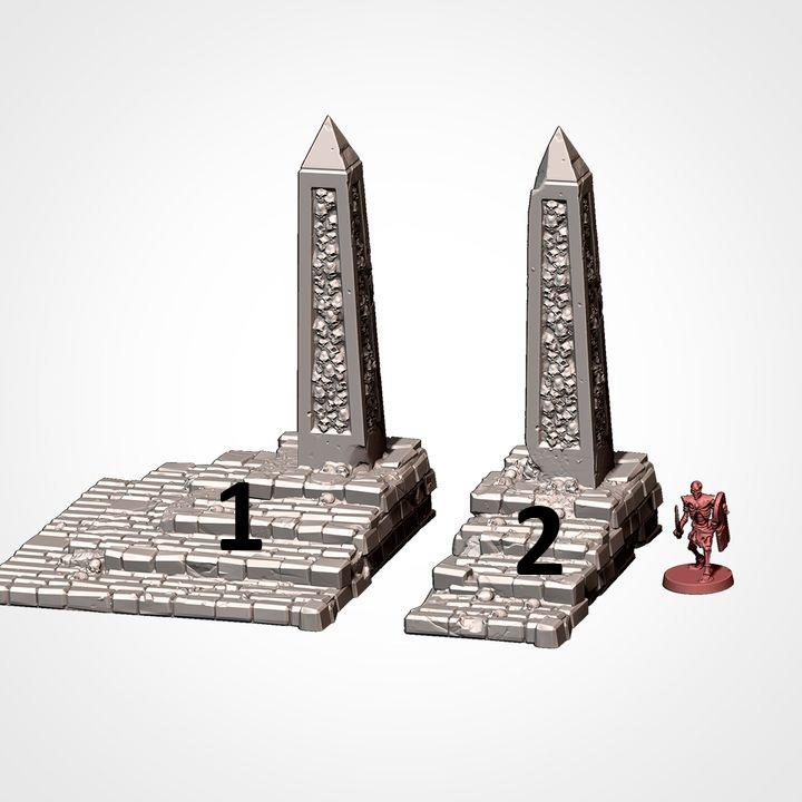 Skull Tomb and monuments Scatter terrain for Fantasy Wargaming