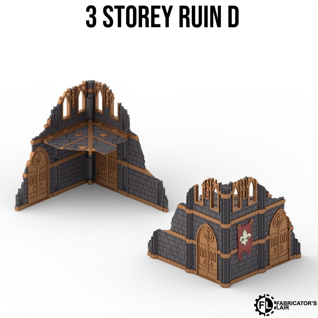11th EDITION full table  Foldable Battle Nun  Terrain set  *PHYSICAL PRINTS*
