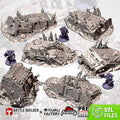 SS-FI Crashed Chaos Tanks for Wargaming