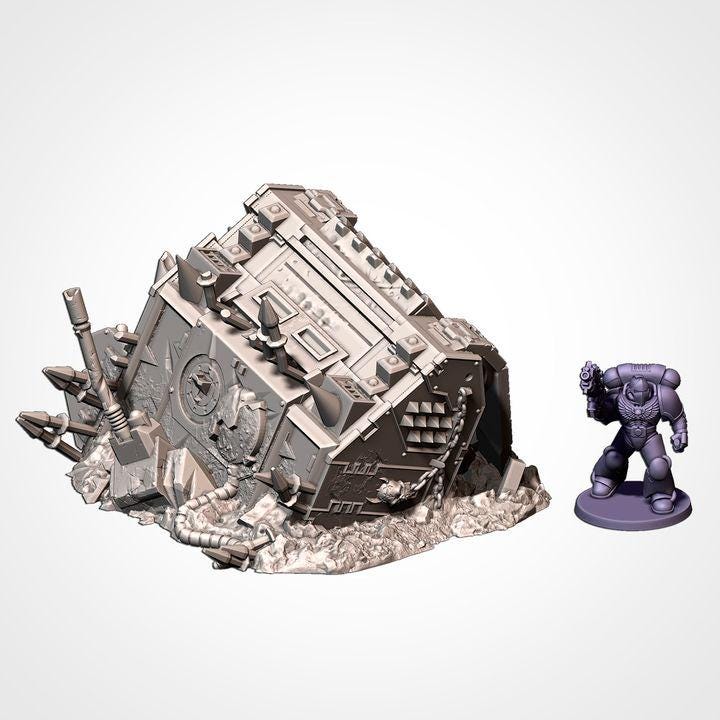 SS-FI Crashed Chaos Tanks for Wargaming