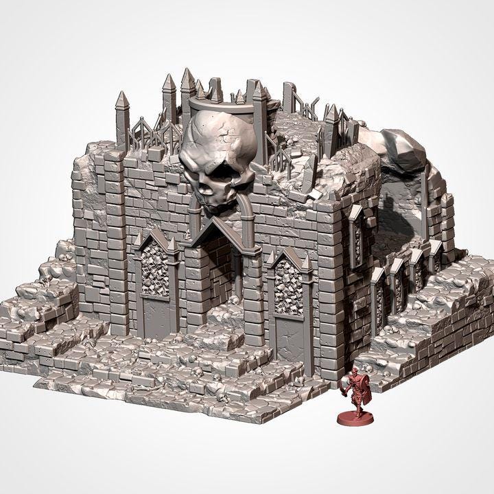 Skull Tomb for Fantasy Wargaming