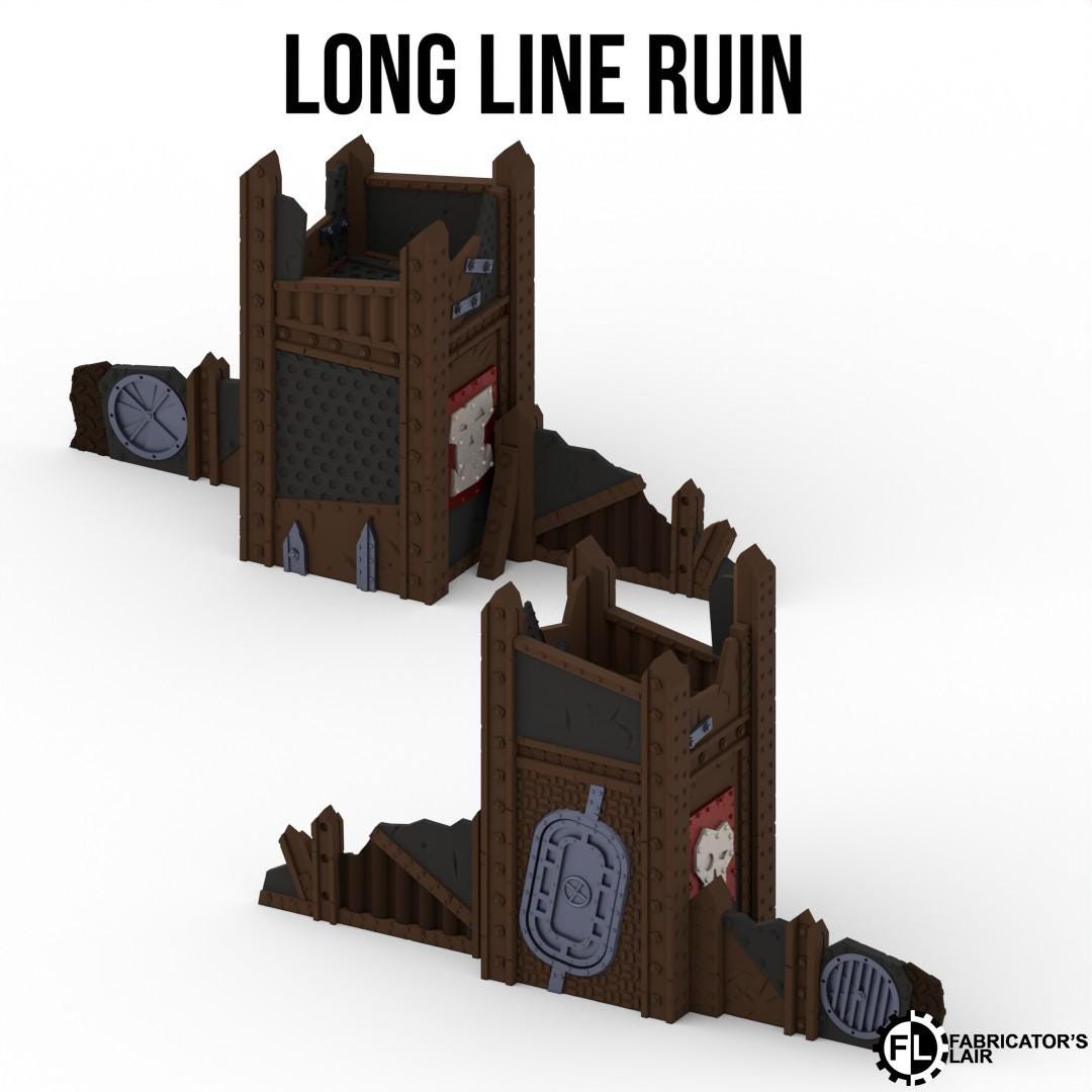 11th EDITION  full table Foldable Orc core Terrain set  *PHYSICAL PRINTS*