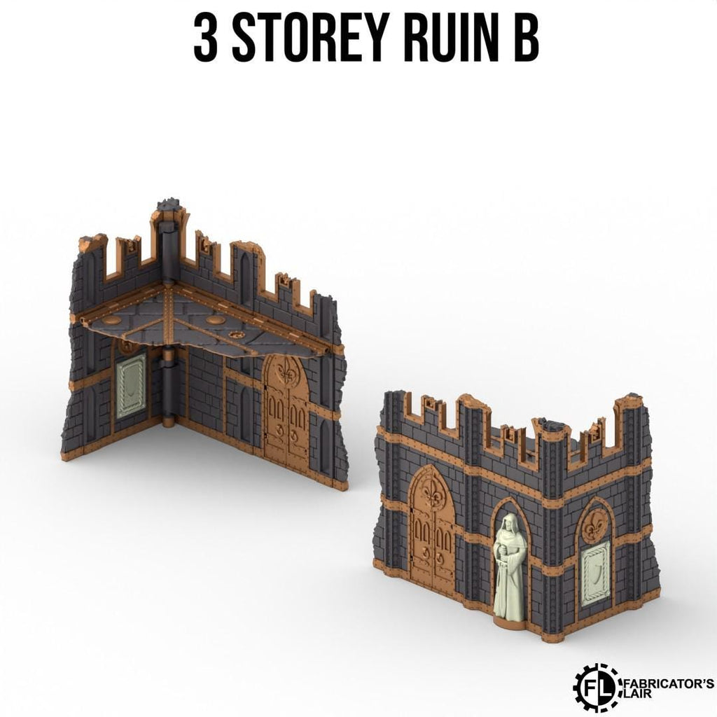 11th EDITION full table  Foldable Battle Nun  Terrain set  *PHYSICAL PRINTS*