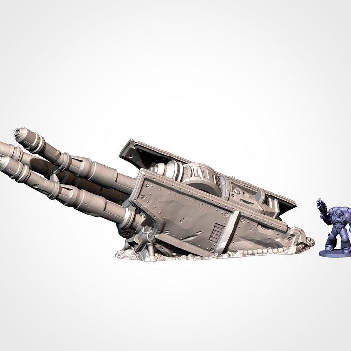 SC-FI Crashed Titan for Wargaming