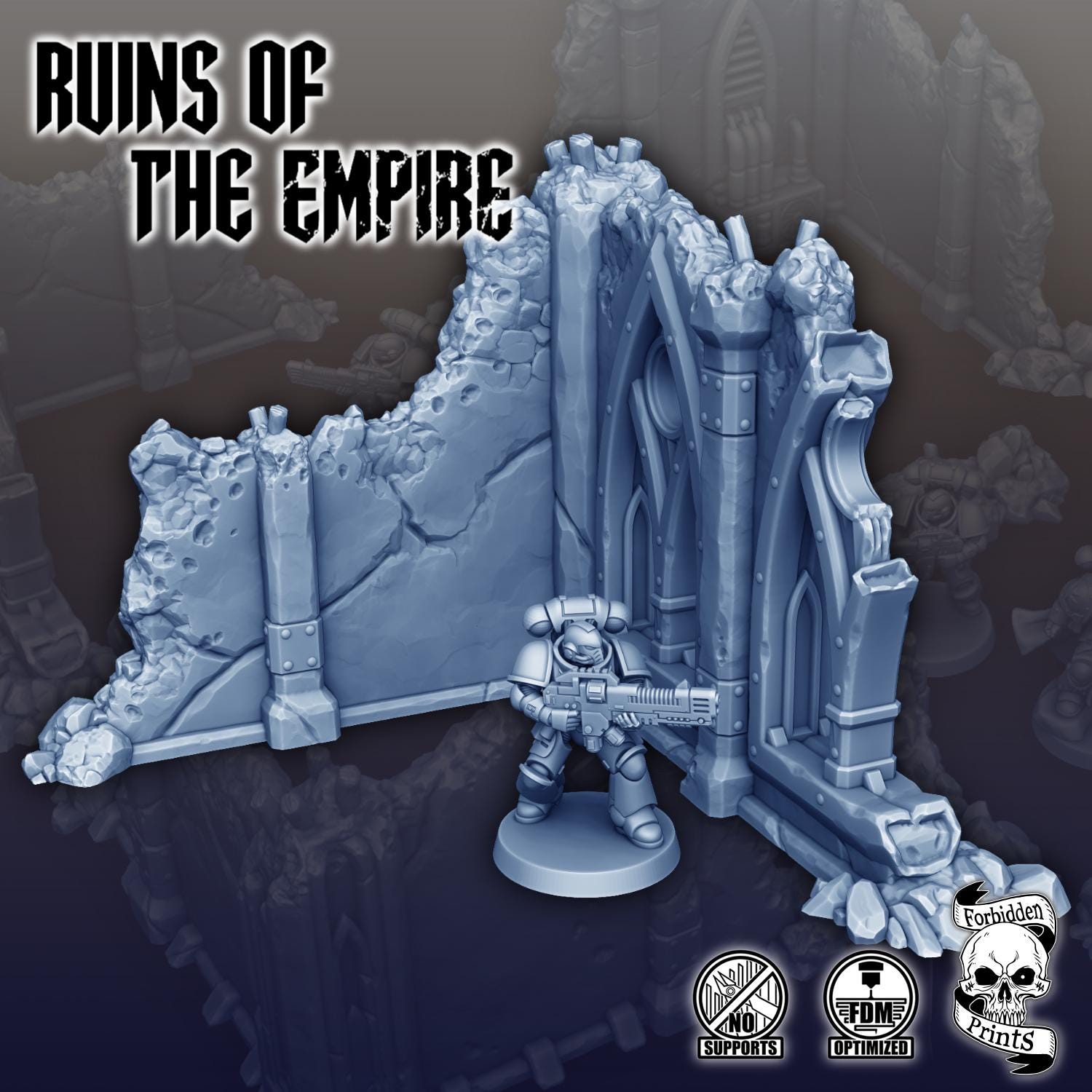 SC-FI Futuristic Wargaming Scatter Terrain