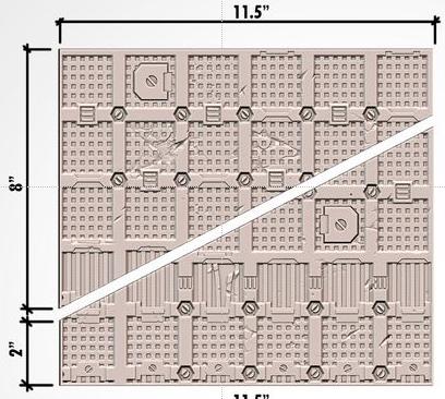 11th EDITION Industrial Terrain Layouts *PHYSICAL PRINTS*