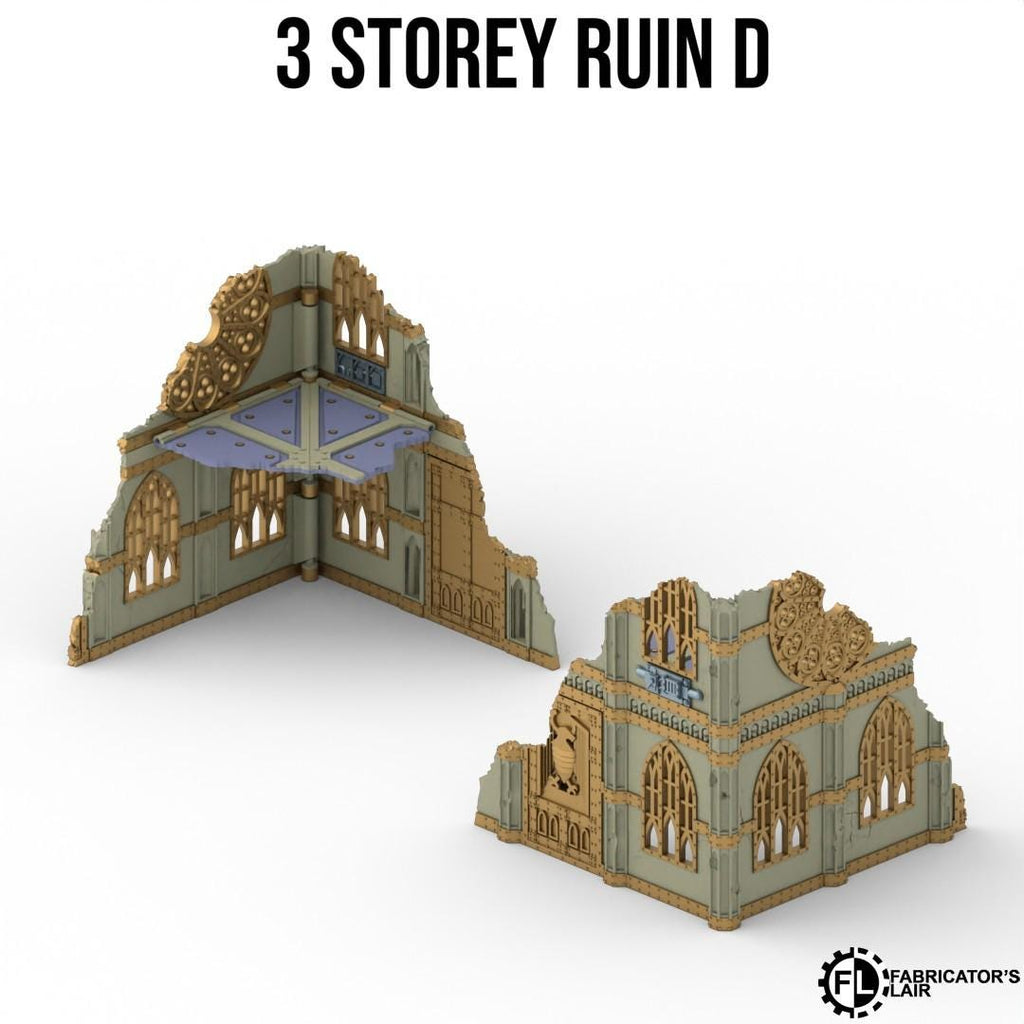 11th EDITION full table Foldable Gothic core Terrain set  *PHYSICAL PRINTS*
