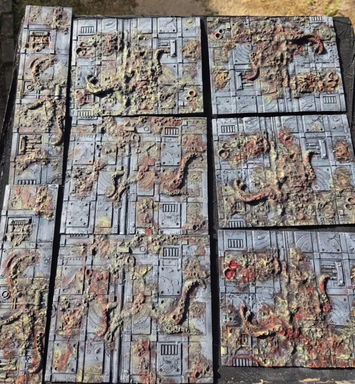 11th EDITION Infected Ruins Terrain Layouts *PHYSICAL PRINTS*