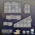 11th EDITION City District 002 Terrain Layouts *PHYSICAL PRINTS*