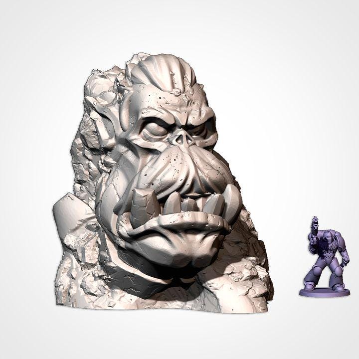 SC-FI Space Orc Monument