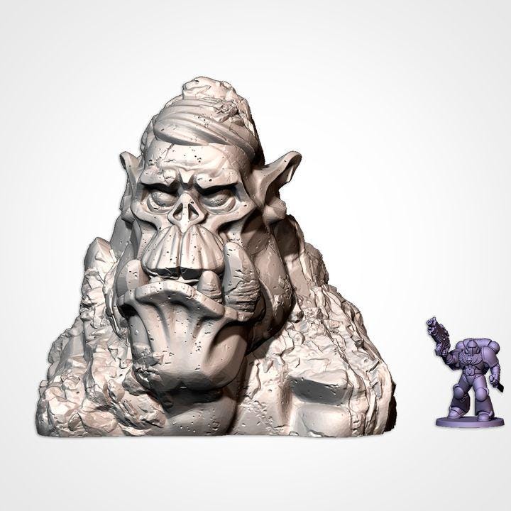 SC-FI Space Orc Monument
