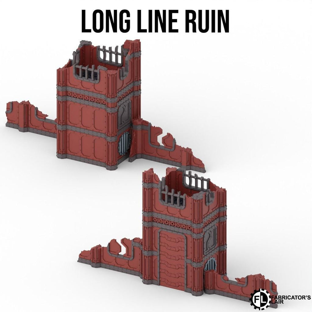 11th EDITION full table  Foldable Industrial Core  Terrain set  *PHYSICAL PRINTS*