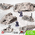 SC-FI Crashed Tanks for Wargaming