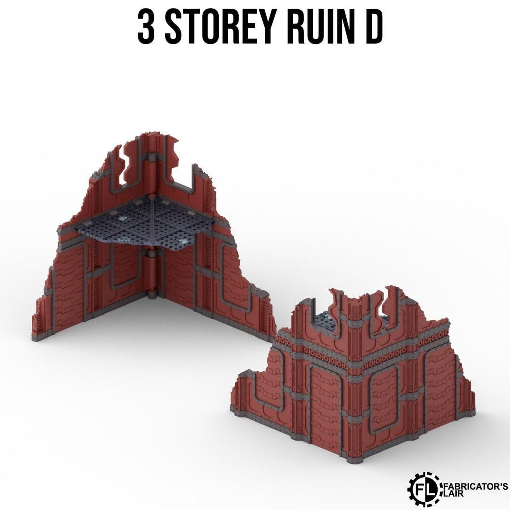 11th EDITION full table  Foldable Industrial Core  Terrain set  *PHYSICAL PRINTS*