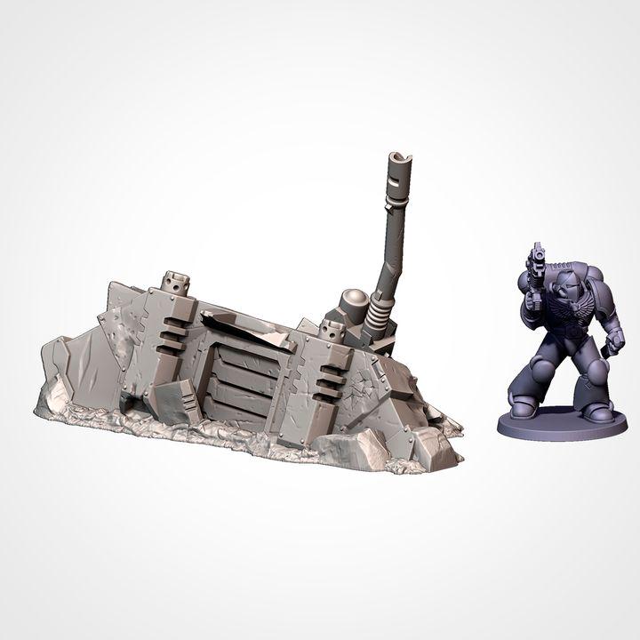 SC-FI Crashed Tanks for Wargaming