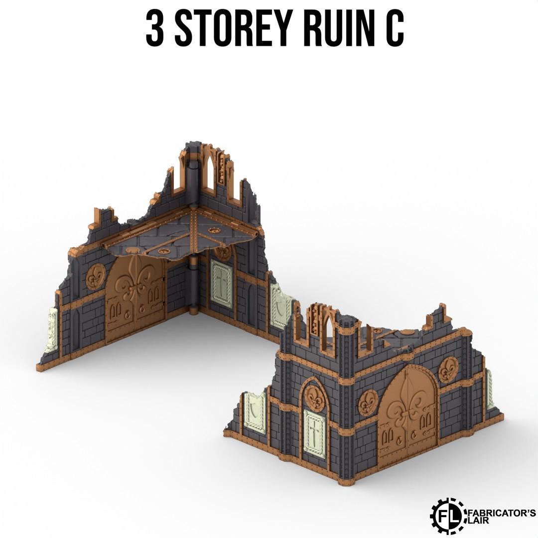 11th EDITION full table  Foldable Battle Nun  Terrain set  *PHYSICAL PRINTS*