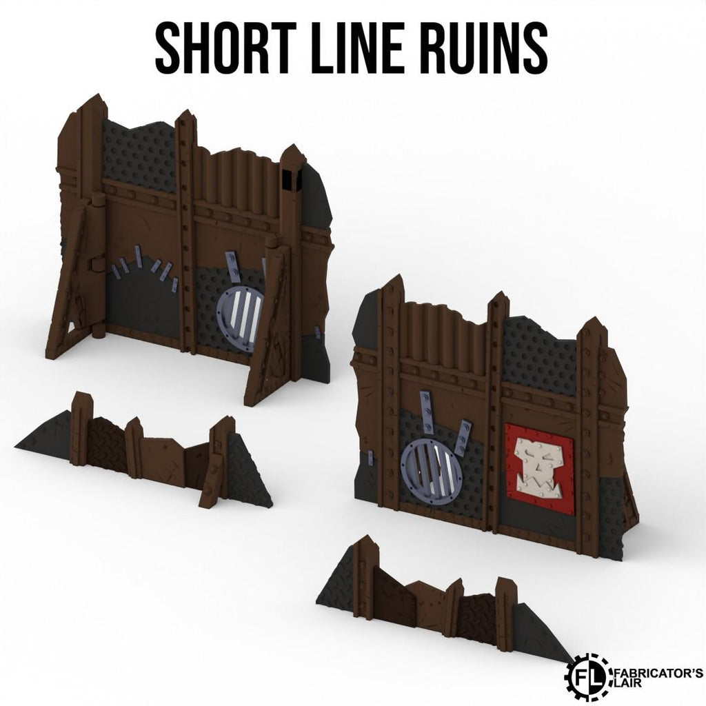11th EDITION  full table Foldable Orc core Terrain set  *PHYSICAL PRINTS*