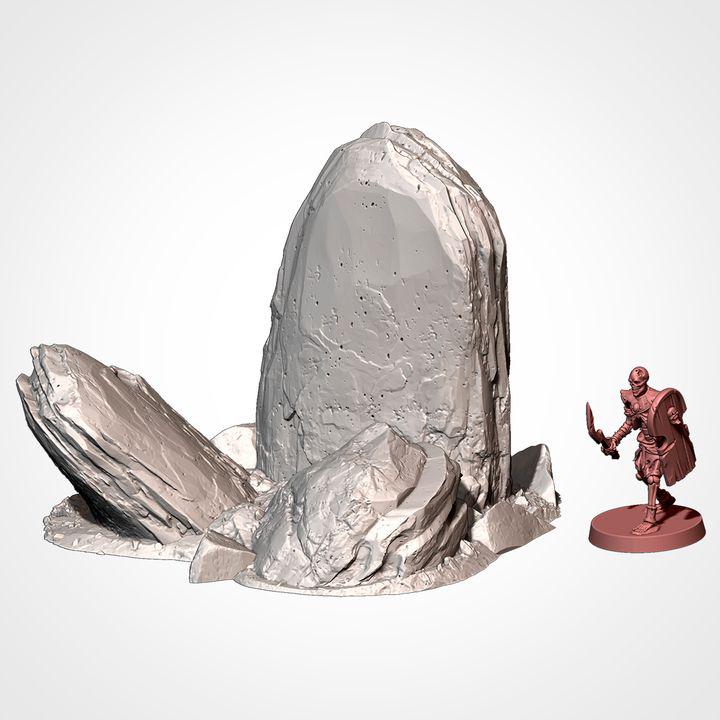 Scatter Rocks for Wargaming