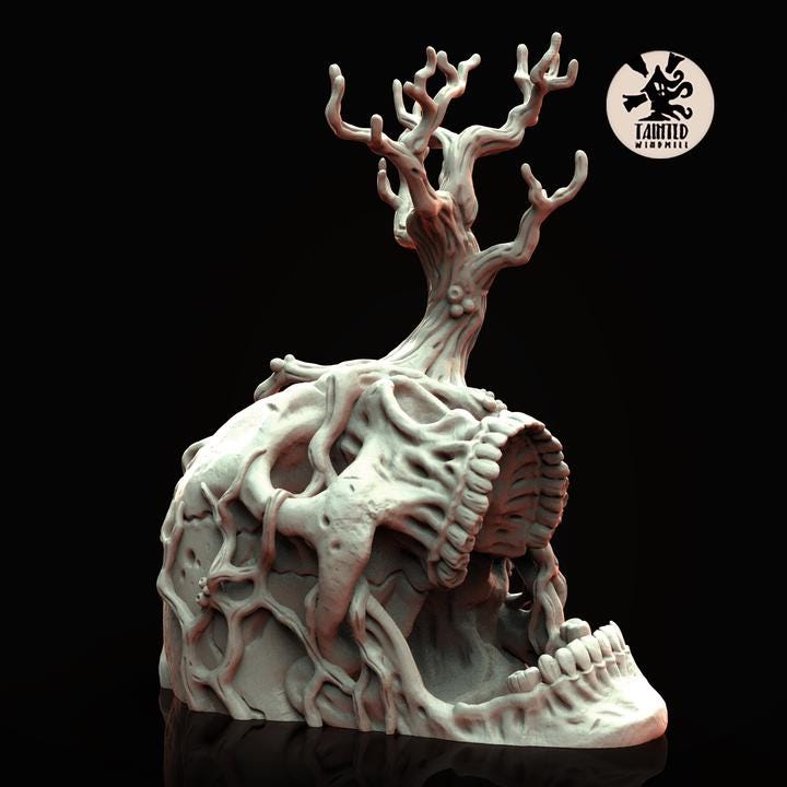 Decaying Skulls for Tabletop gaming