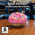 Donut Deck Box with Token Box & Divider | 3D Printed TCG Card Storage | MTG Commander Deck Box | Trading Card Game Accessory