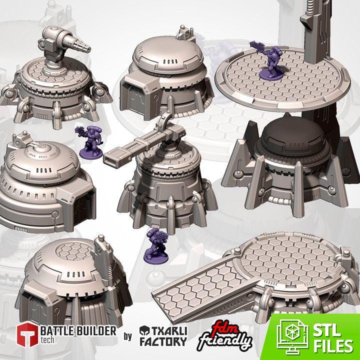 SC-FI Buildings for Wargaming