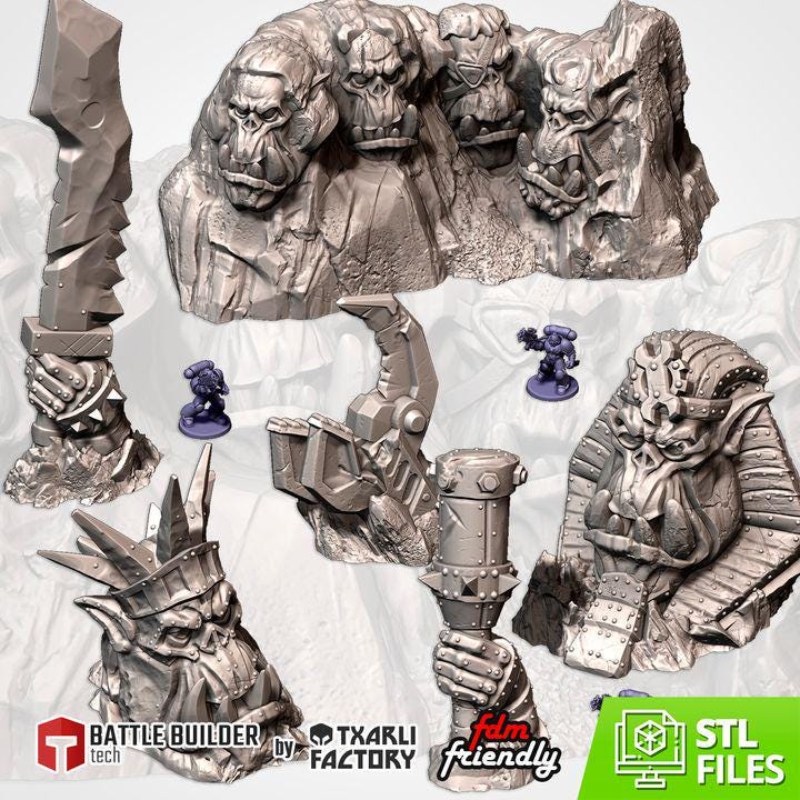 SC-FI Space Orc Monument