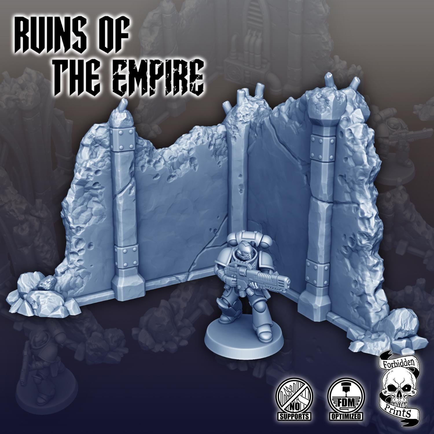 SC-FI Futuristic Wargaming Scatter Terrain