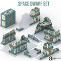 11th EDITION full table Foldable Space Dwarf core Terrain set  *PHYSICAL PRINTS*